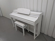 Load image into Gallery viewer, Yamaha Clavinova CSP-170 Digital Smart Piano satin white + stool stock # 26058