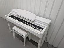 Load image into Gallery viewer, Yamaha Clavinova CSP-170 Digital Smart Piano satin white + stool stock # 26058