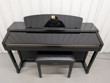 Load image into Gallery viewer, Yamaha Clavinova CLP-170PE Digital Piano glossy black polished ebony stock #26071