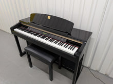 Load image into Gallery viewer, Yamaha Clavinova CLP-170PE Digital Piano glossy black polished ebony stock #26071