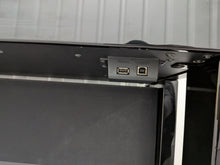 Load image into Gallery viewer, Roland HP508 digital piano and stool in polished glossy black stock number 26064