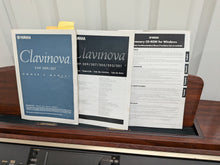 Load image into Gallery viewer, YAMAHA CLAVINOVA CVP-307 DIGITAL PIANO ARRANGER IN MAHOGANY STOCK #26068
