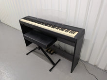 Load image into Gallery viewer, Yamaha P-85 88 Key Weighted Keys Portable piano + stand + 3 pedals stock #26067