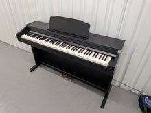 Load image into Gallery viewer, Roland RP401R digital piano and stool in satin black finish stock number 26082