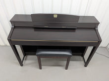 Load image into Gallery viewer, YAMAHA CLAVINOVA CLP-370 DIGITAL PIANO + STOOL IN dark rosewood stock nr 26083