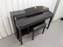 Load image into Gallery viewer, YAMAHA CLAVINOVA CLP-370 DIGITAL PIANO + STOOL IN dark rosewood stock nr 26083