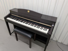 Load image into Gallery viewer, YAMAHA CLAVINOVA CLP-370 DIGITAL PIANO + STOOL IN dark rosewood stock nr 26083