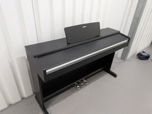 Load image into Gallery viewer, Yamaha Arius YDP-142 Digital Piano in satin black stock #26081