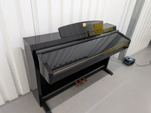 Load image into Gallery viewer, Yamaha Clavinova CLP-230PE piano +stool polished ebony glossy black stock # 26089