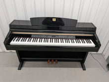 Load image into Gallery viewer, Yamaha Clavinova CLP-230PE piano +stool polished ebony glossy black stock # 26089