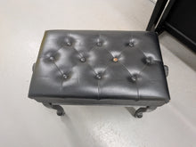 Load image into Gallery viewer, Roland HP508 digital piano and stool in polished glossy black stock number 26096