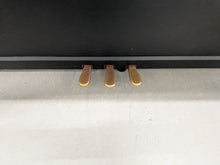 Load image into Gallery viewer, Roland HP508 digital piano and stool in polished glossy black stock number 26096