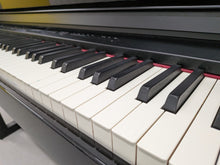 Load image into Gallery viewer, Roland HP508 digital piano and stool in polished glossy black stock number 26096