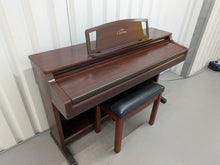 Load image into Gallery viewer, Yamaha Clavinova CLP-860 Digital Piano and stool in mahogany stock # 26106