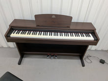Load image into Gallery viewer, Yamaha Arius YDP-140 digital piano and stool dark rosewood finish stock # 26107