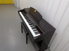 Load image into Gallery viewer, Yamaha Clavinova CLP-120 Digital Piano and stool in dark rosewood stock #26113