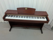 Load image into Gallery viewer, Yamaha Clavinova CLP-320 Digital Piano and stool in mahogany stock #26104