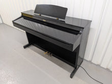 Load image into Gallery viewer, Roland HP-3e Digital Piano in glossy black polished ebony Stock #26115