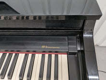 Load image into Gallery viewer, Roland HP-3e Digital Piano in glossy black polished ebony Stock #26115