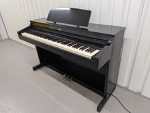 Load image into Gallery viewer, Roland HP-3e Digital Piano in glossy black polished ebony Stock #26115