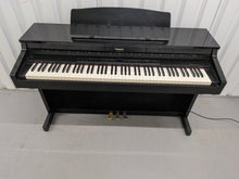 Load image into Gallery viewer, Roland HP-3e Digital Piano in glossy black polished ebony Stock #26115