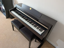 Load image into Gallery viewer, Yamaha Clavinova CLP-330 Digital Piano and stool in dark rosewood stock #26114