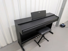 Load image into Gallery viewer, Yamaha Arius YDP-143 Digital Piano and stool in satin black finish stock #26110