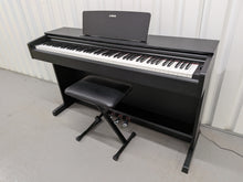 Load image into Gallery viewer, Yamaha Arius YDP-143 Digital Piano and stool in satin black finish stock #26110