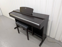 Load image into Gallery viewer, Yamaha Arius YDP-135 digital piano and stool in rosewood stock # 26120