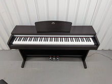 Load image into Gallery viewer, Yamaha Arius YDP-135 digital piano and stool in rosewood stock # 26120