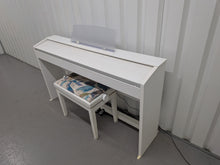 Load image into Gallery viewer, Casio Privia PX-770 Slim Digital Piano and stool satin white stock number 26121
