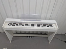 Load image into Gallery viewer, Casio Privia PX-770 Slim Digital Piano and stool satin white stock number 26121