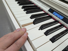 Load image into Gallery viewer, Roland GP607 Digital Baby Grand Piano in White – Excellent Condition #26128