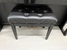 Load image into Gallery viewer, Roland HP506 Digital Piano glossy black wooden action keys + stool Stock nr 26124