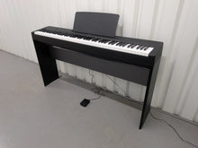 Load image into Gallery viewer, Yamaha P145 Digital Piano and full wooden stand, Black stock #26129