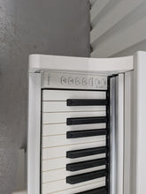 Load image into Gallery viewer, Yamaha Clavinova CLP-625 digital piano and stool in satin white stock #26133
