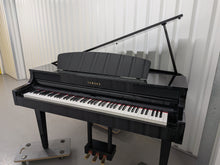 Load image into Gallery viewer, Yamaha Clavinova CLP-465GP in polished glossy black + stool. stock number 26134
