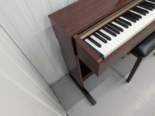 Load image into Gallery viewer, Yamaha Clavinova CLP-320 Digital Piano and stool in mahogany, stock no 26131