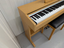 Load image into Gallery viewer, Yamaha Arius YDP-140 digital piano and stool in cherry wood finish stock #26143
