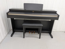 Load image into Gallery viewer, Yamaha Arius YDP-162 Digital Piano and stool in satin black, clavinova keyboard stock #26141