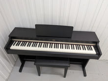 Load image into Gallery viewer, Yamaha Arius YDP-162 Digital Piano and stool in satin black, clavinova keyboard stock #26141