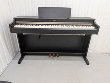 Load image into Gallery viewer, Yamaha Arius YDP-162 Digital Piano and stool in satin black, clavinova keyboard stock #26141
