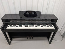 Load image into Gallery viewer, Yamaha Clavinova CLP-535 CLP-535PE Digital Piano in gloss black stock # 26151