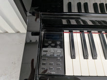 Load image into Gallery viewer, Yamaha Clavinova CLP-535 CLP-535PE Digital Piano in gloss black stock # 26151
