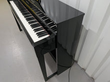 Load image into Gallery viewer, Yamaha Clavinova CLP-535 CLP-535PE Digital Piano in gloss black stock # 26151