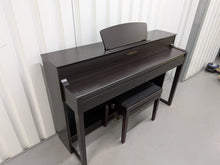 Load image into Gallery viewer, Yamaha Clavinova CLP-535 and matching stool in dark rosewood stock #26156