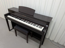 Load image into Gallery viewer, Yamaha Clavinova CLP-535 and matching stool in dark rosewood stock #26156