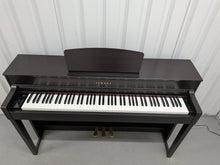 Load image into Gallery viewer, Yamaha Clavinova CLP-535 and matching stool in dark rosewood stock #26156