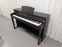 Load image into Gallery viewer, Yamaha Clavinova CLP-535 and matching stool in dark rosewood stock #26156