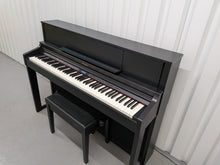 Load image into Gallery viewer, Roland LX-7 Luxury Digital Piano and stool in satin black finish Stock nr 26153